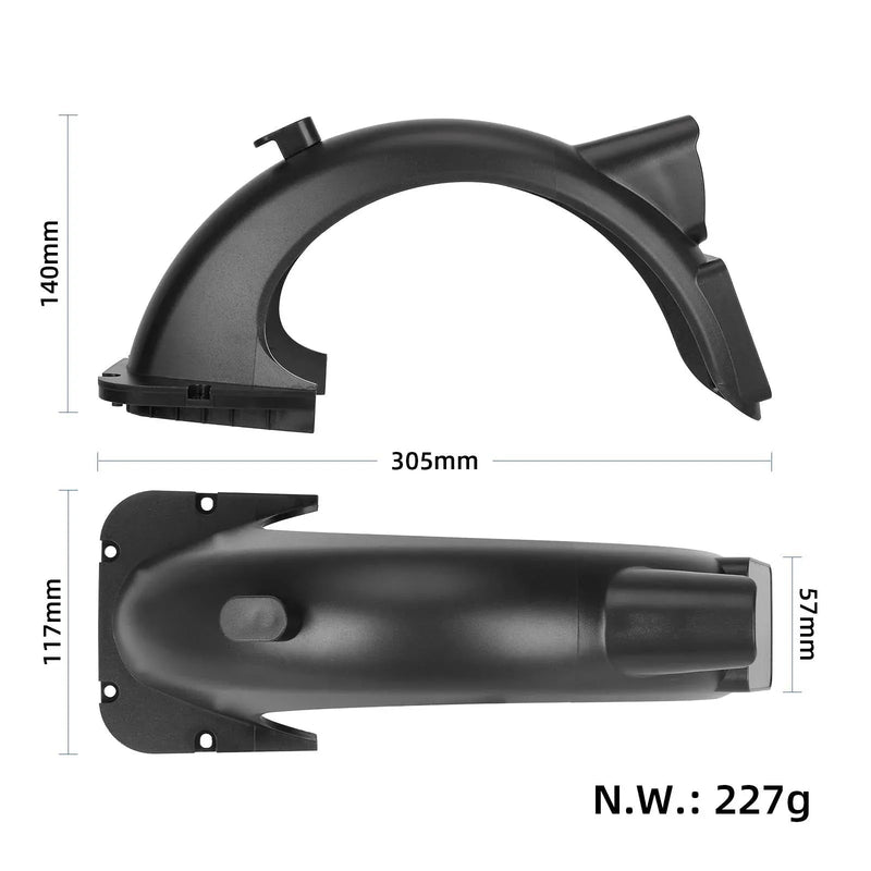 Cargue la imagen en el visor de la galería, Rear Fender Mudguard with Support Bracket and License Plate Holder for Segway Ninebot Max G30 / G30D | ULIP