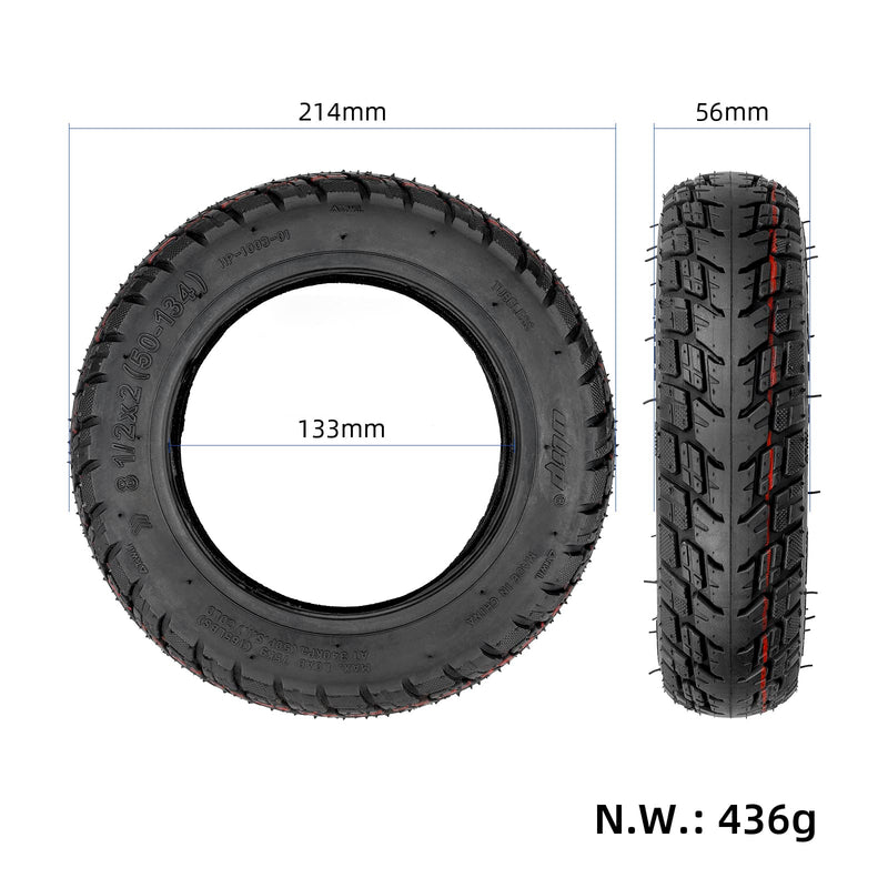 Cargue la imagen en el visor de la galería, 8.5x2 (50-134) Off-Road Tubeless Tire 8.5 Inch with 134mm Inner Diameter for Zero 9 and Inokim Light | ULIP
