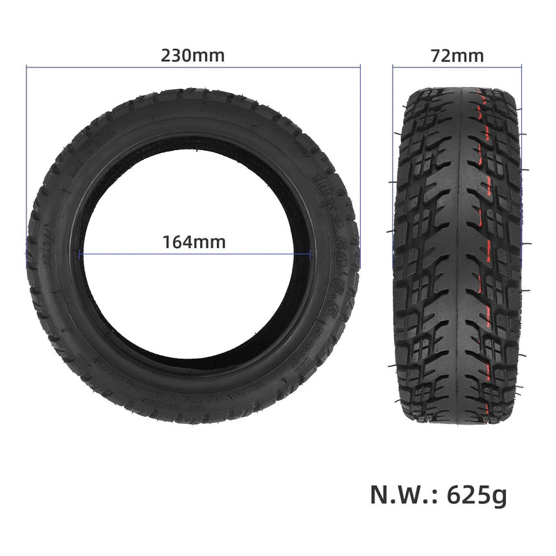 Cargue la imagen en el visor de la galería, 10x2.50-6.5 (10 Inch) All-Terrain Off-Road Tubeless Tire for Segway Ninebot Max G30 / G30 D / G2 | ULIP