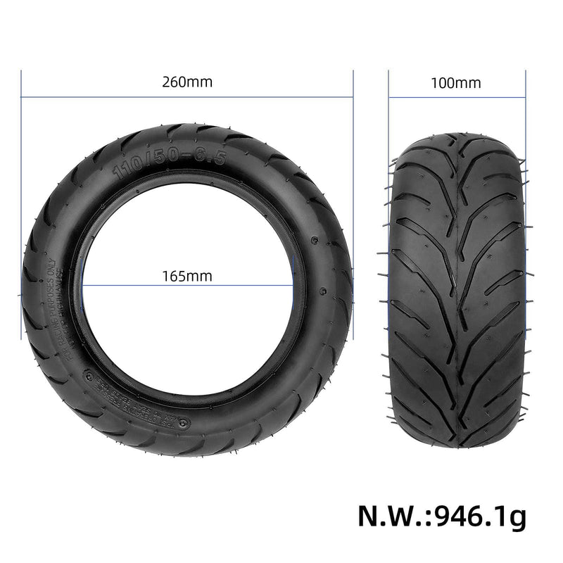 Laden Sie das Bild in Galerie -Viewer, 11 Inch 110/50-6.5 High-Performance Street Tire for 49cc Mini Rocket, Pocket Bike & Electric Scooter | ULIP