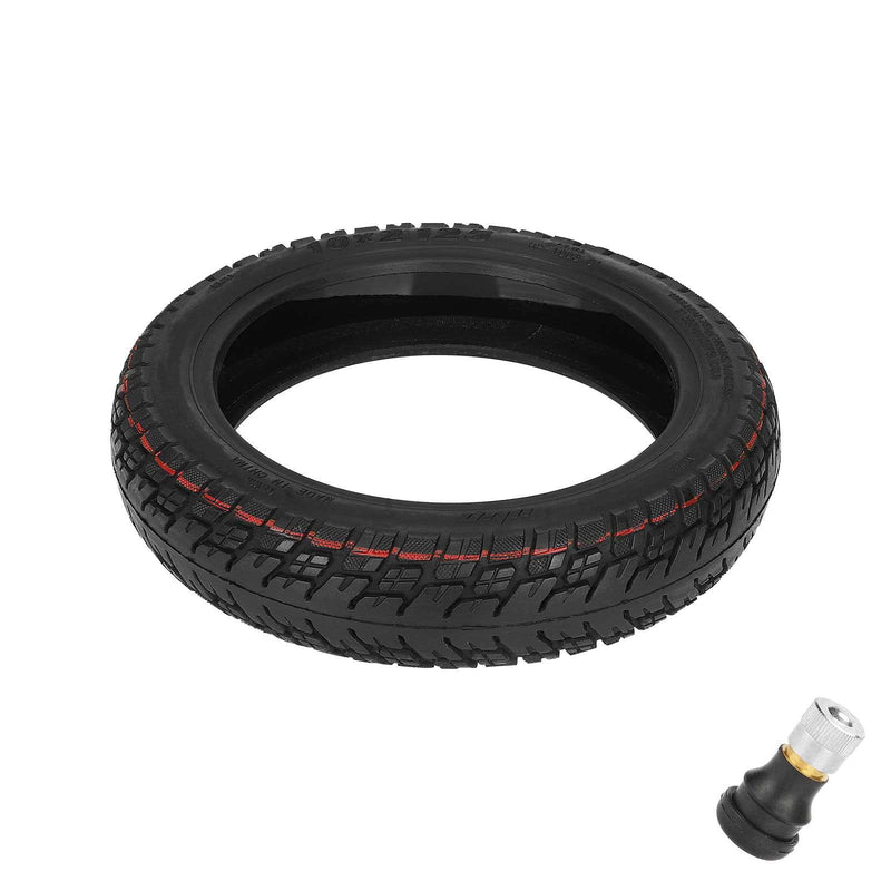 Загрузить изображение в просмотрщик галереи, Ulip 10x2.125 tubeless scooter tire with valve and built-in repairable live glue, suitable for Segway F20 F25 F30 F40 scooters.