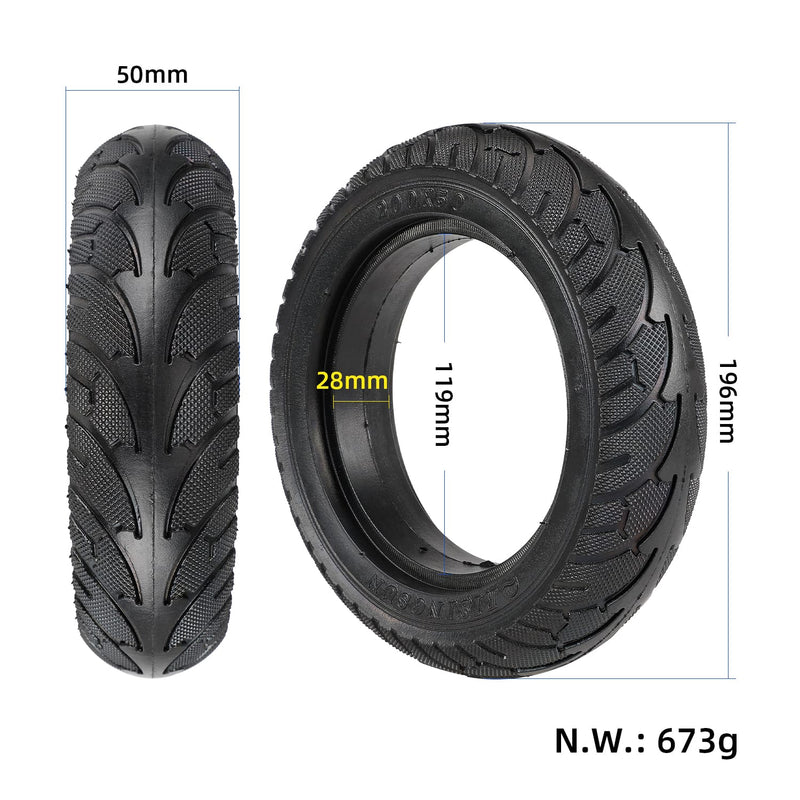 Cargue la imagen en el visor de la galería, 200x50 Solid Tire 8 Inch Explosion-Proof Tyre for Electric Scooter Hub Motor | ULIP