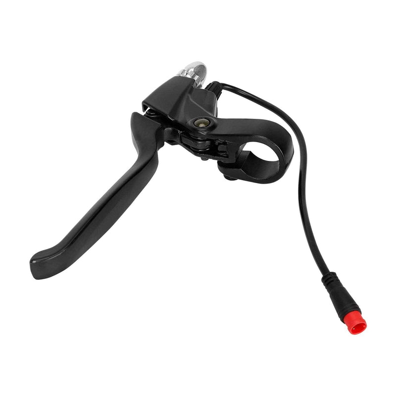 Загрузить изображение в просмотрщик галереи, Ulip store brake handle for KUGOO M4 electric scooter, scooter part with ergonomic grip and brake mechanism visible.