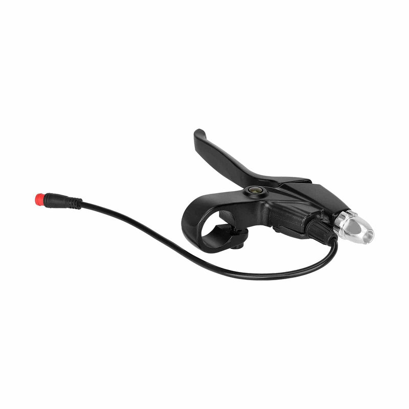 Загрузить изображение в просмотрщик галереи, Ulip scooter brake handle compatible with KUGOO M4 electric scooter, close-up of black brake lever and handlebar component.