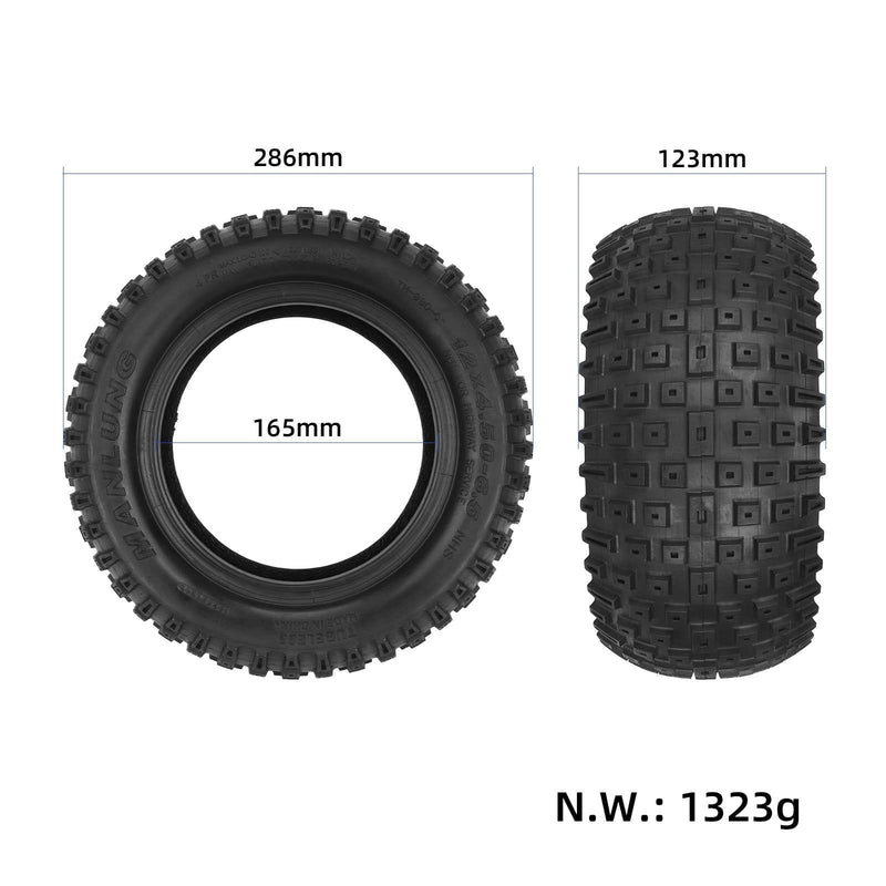 Chargez l'image dans la visionneuse de la galerie, 12 Inch 12x4.5-6.5 Widen Off-Road Tubeless Tire Heavy Duty All-Terrain Vacuum Tyre for 12" Electric Scooters | ULIP