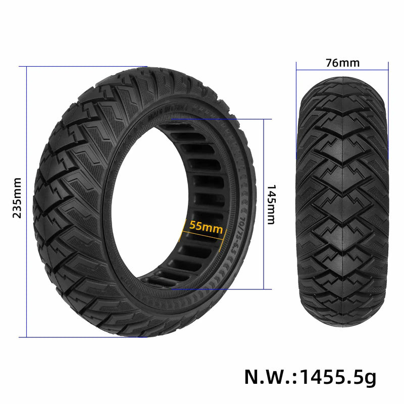 Cargue la imagen en el visor de la galería, 10 Inch 70/75-6.5 Wings Off-Road Solid Tire Puncture-Proof for Ninebot Mini Pro 2 | ULIP