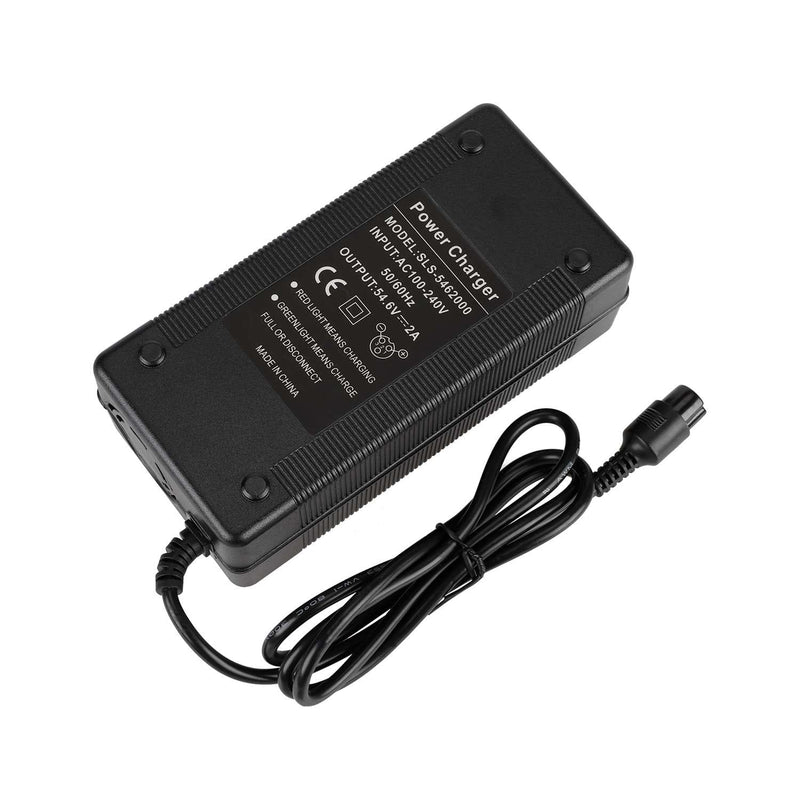 Laden Sie das Bild in Galerie -Viewer, 54.6V 2A Battery Charger with GX16 3-Pin Connector & Cooling Fan (EU Plug) | ULIP