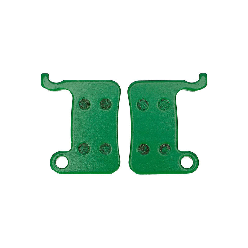 Загрузить изображение в просмотрщик галереи, Pair of Ulip disc brake pads for XTR, XT, Saint, Zoom, SLX, and Xiaomi 3 scooter, shown with metal backing and friction material.