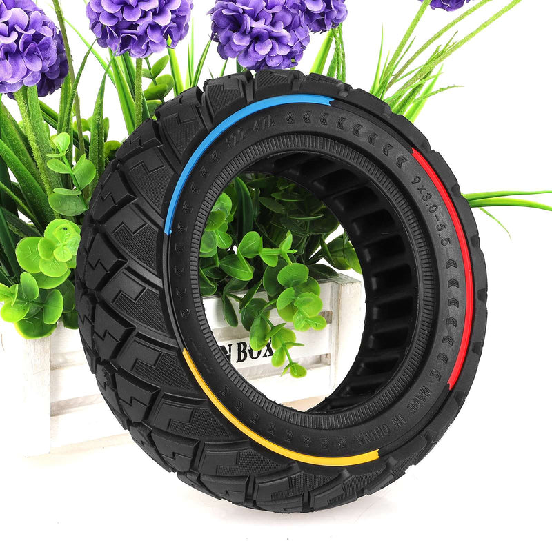 Load image into Gallery viewer, 9 Inch 9x3.0-5.5 Puncture-Proof Solid Tire for 2024 Kukirin G2 Pro | ULIP