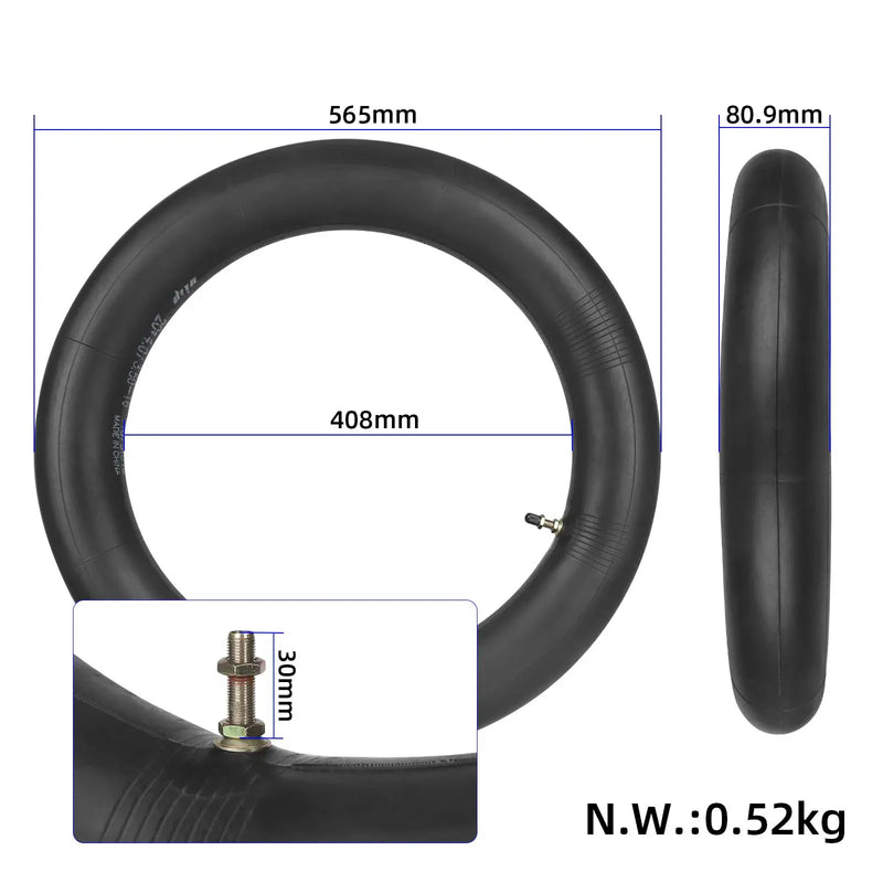 갤러리 뷰어에 이미지 로드, 20 Inch 20x4.0 / 3.50-16 Thickened Inner Tube with Straight Valve for Snow Bike & Beach Electric Vehicle | ULIP