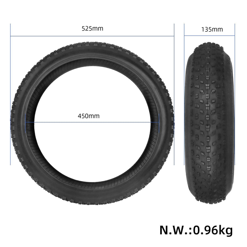 Cargue la imagen en el visor de la galería, 20x4.0 Fat Tire 20 Inch Off-Road Snow Tyre for Electric Bicycle and Fat Bike | ULIP