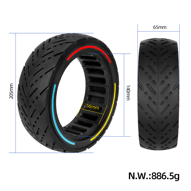 Load image into Gallery viewer, 1PCS 8.5x2.5 Solid Tire Scooter Front Rear Wheels Replacement Accessories for Dualtron Mini & Speedway Leger (Pro) scooters