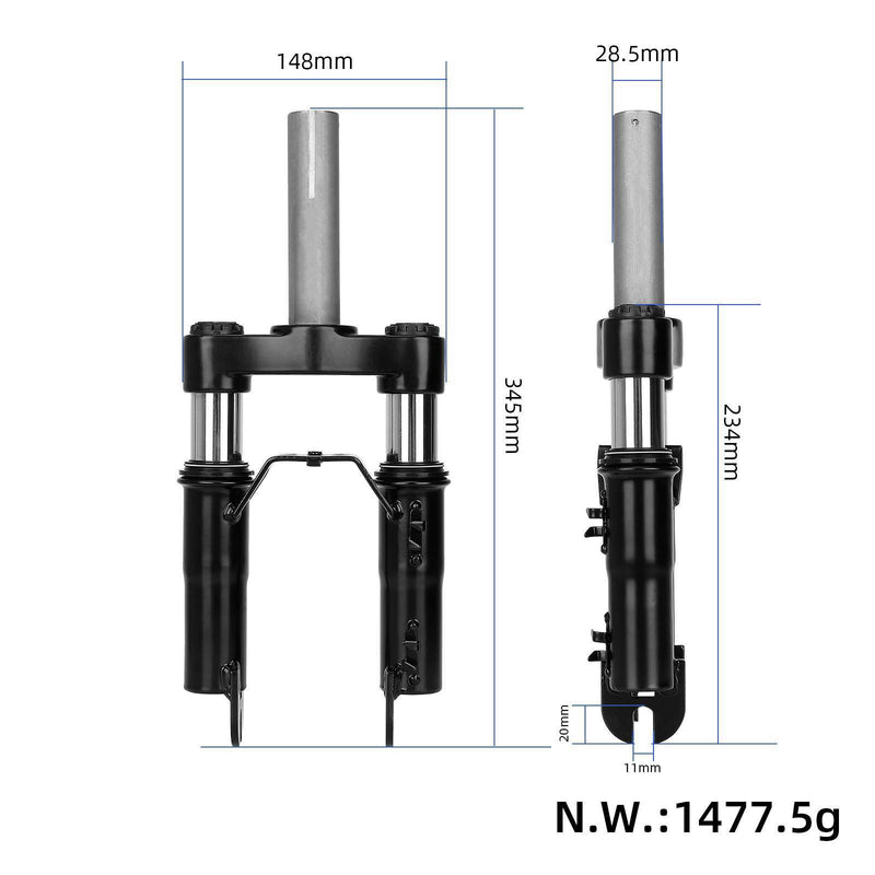 갤러리 뷰어에 이미지 로드, Front Suspension Kit-Shock Absorber with Kickstand-Mudguard Fender for Segway Ninebot  F20/F25/F30/F40 F40i F65 D18E D28E D38E D40X Electric Scooters