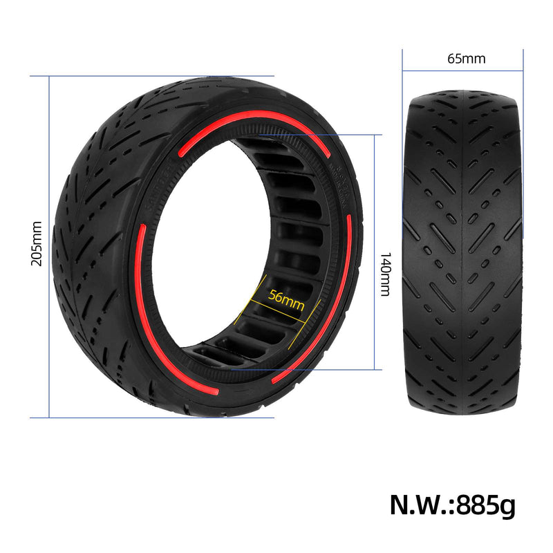 Load image into Gallery viewer, 1PCS 8.5x2.5 Solid Tire Scooter Front Rear Wheels Replacement Accessories for Dualtron Mini & Speedway Leger (Pro) scooters