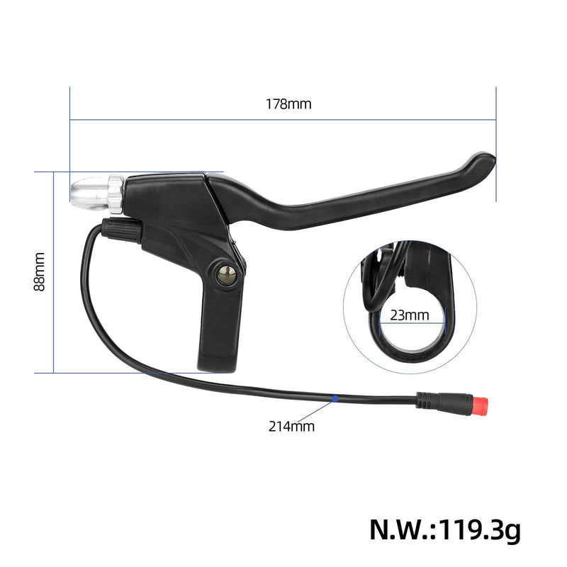 Загрузить изображение в просмотрщик галереи, Ulip store KUGOO M4 electric scooter brake handle, scooter part for smooth braking and control.