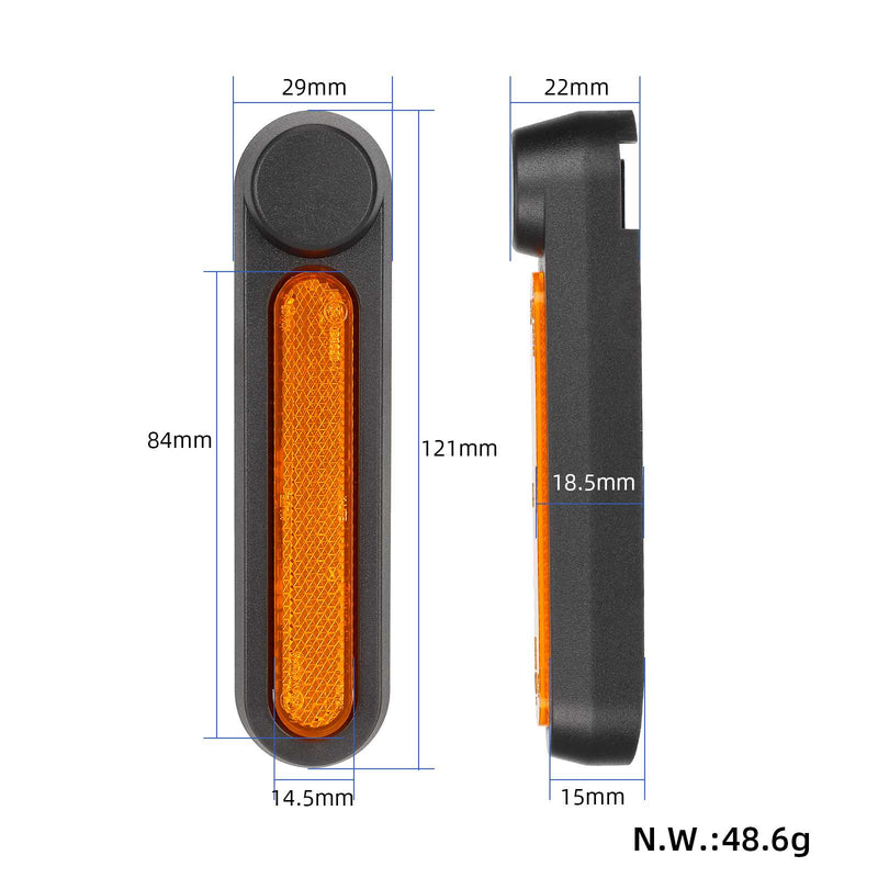 Load image into Gallery viewer, 2 rear wheel decorative covers + 2 reflective strips suitable for Segway Ninebot F2 /F2 Plus/ F2 Pro scooter