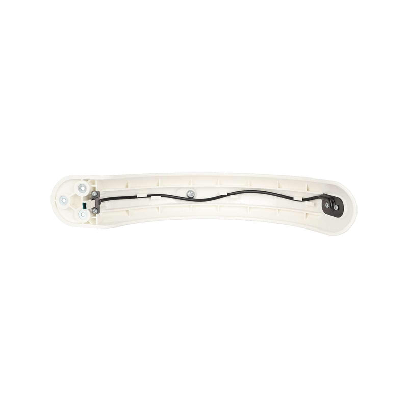 Загрузить изображение в просмотрщик галереи, White rear fender light kit for Xiaomi M365 electric scooter, replacement part with LED indicator and mounting hardware.