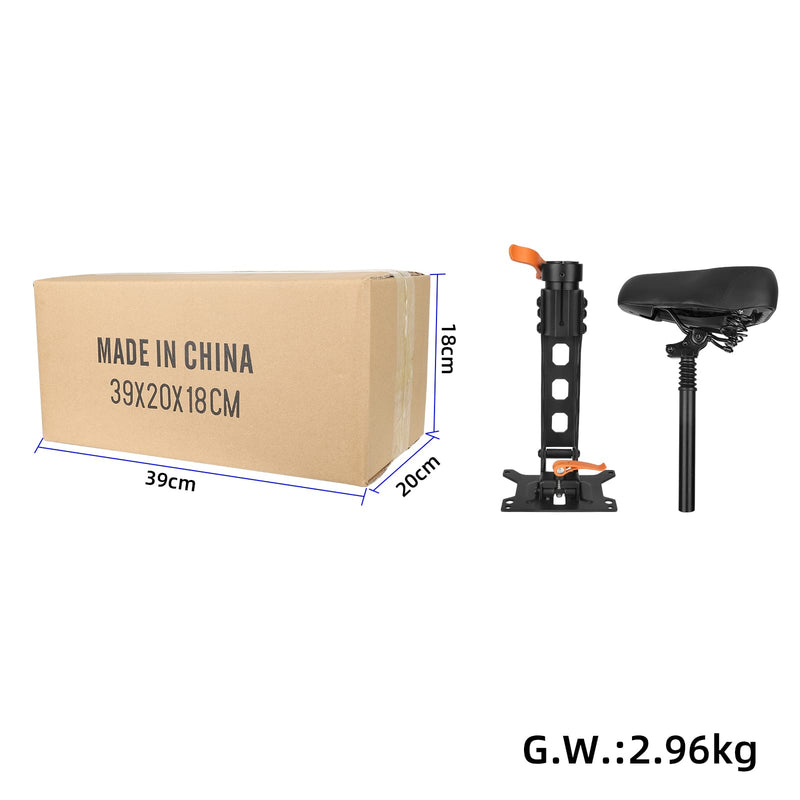 갤러리 뷰어에 이미지 로드, Folding Shock Absorption Seat Assembly with Cushion for Kukirin G2 Pro DB | ULIP