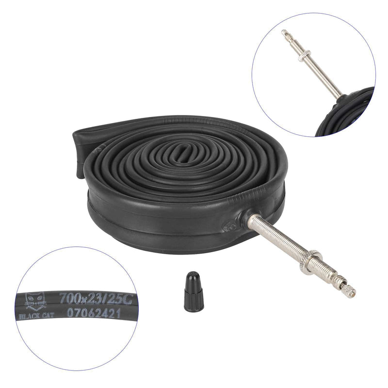 Cargue la imagen en el visor de la galería, 700x23/25c Inner Tube 700c with 60mm Presta Valve for Road Bikes | ULIP