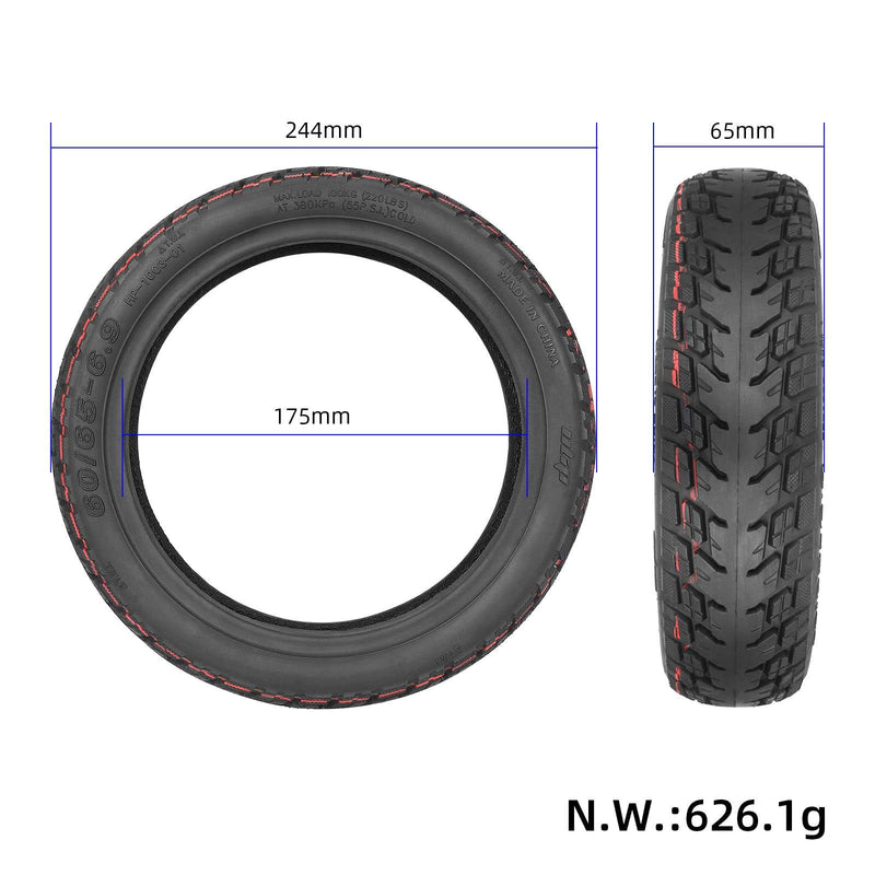 Chargez l'image dans la visionneuse de la galerie, 60/65-6.9 Off-Road Tubeless Tire 10 Inch with Anti-Puncture Gel for Segway Ninebot Max G2 / G65 | ULIP