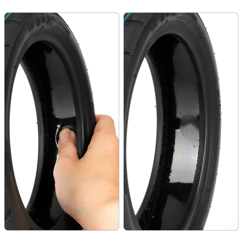 Cargue la imagen en el visor de la galería, 9x2.0 Self-Repairing Tubeless Tire 9 Inch with Jelly Glue for Xiaomi M365 and Pro | ULIP