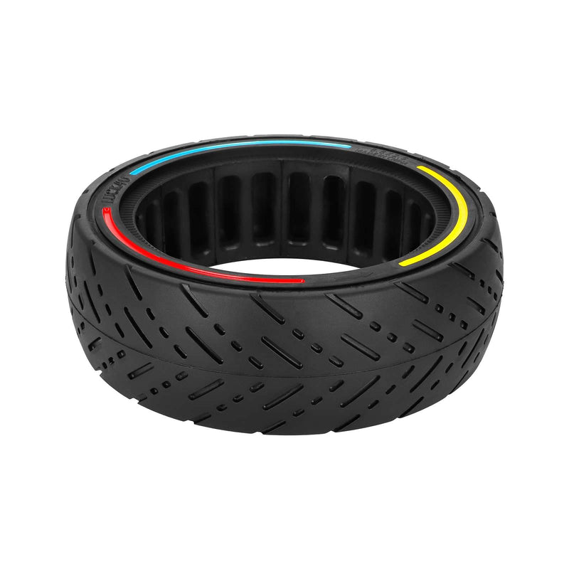 Cargue la imagen en el visor de la galería, 8.5x2.5 (8.5 Inch) City Road Solid Tire with Tri-Color Circle for DUALTRON MINI | ULIP