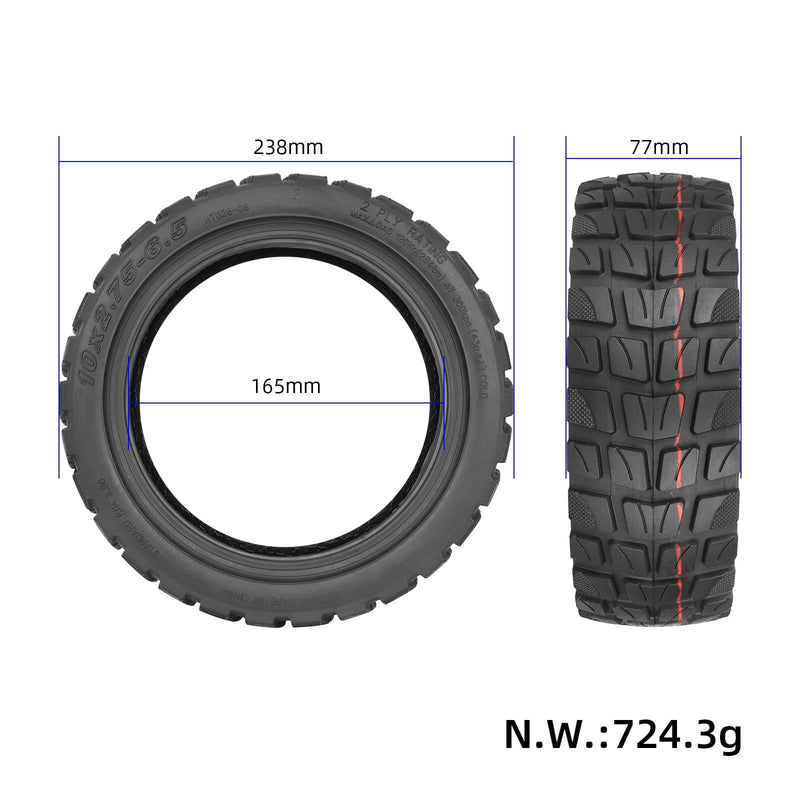 Cargue la imagen en el visor de la galería, 10 Inch 10x2.75-6.5 Off-Road Outer Tire Heavy Duty All-Terrain Tyre for Speedway 5 & DUALTRON 3 | ULIP
