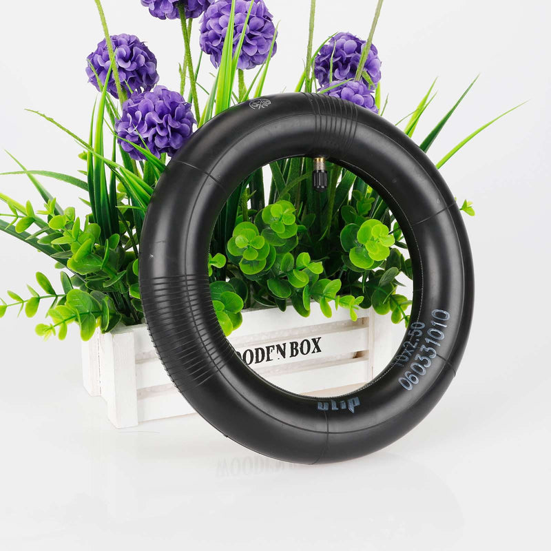 Cargue la imagen en el visor de la galería, 10 Inch 10x2.50 Reinforced Inner Tube with Straight Valve for Electric Scooters | ULIP