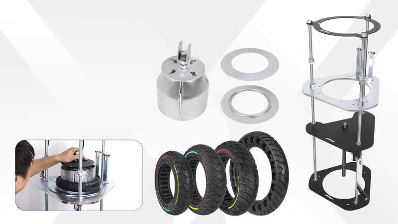 Загрузить изображение в просмотрщик галереи, Ulip manual tyre loader for 8 and 12 inch tubeless and solid tires, scooter accessory, tool for mounting and dismounting tires