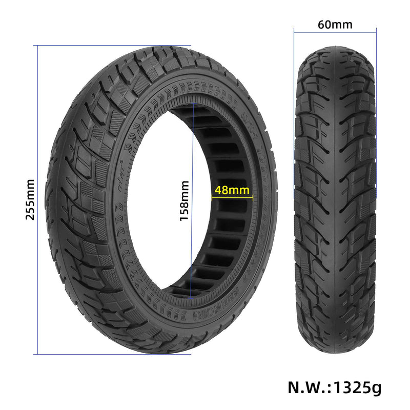 Cargue la imagen en el visor de la galería, 60/70-7.0 (10 Inch) Anti-Slip Honeycomb Solid Tire Replacement for Xiaomi 4 Pro / 4 Pro Max | ULIP
