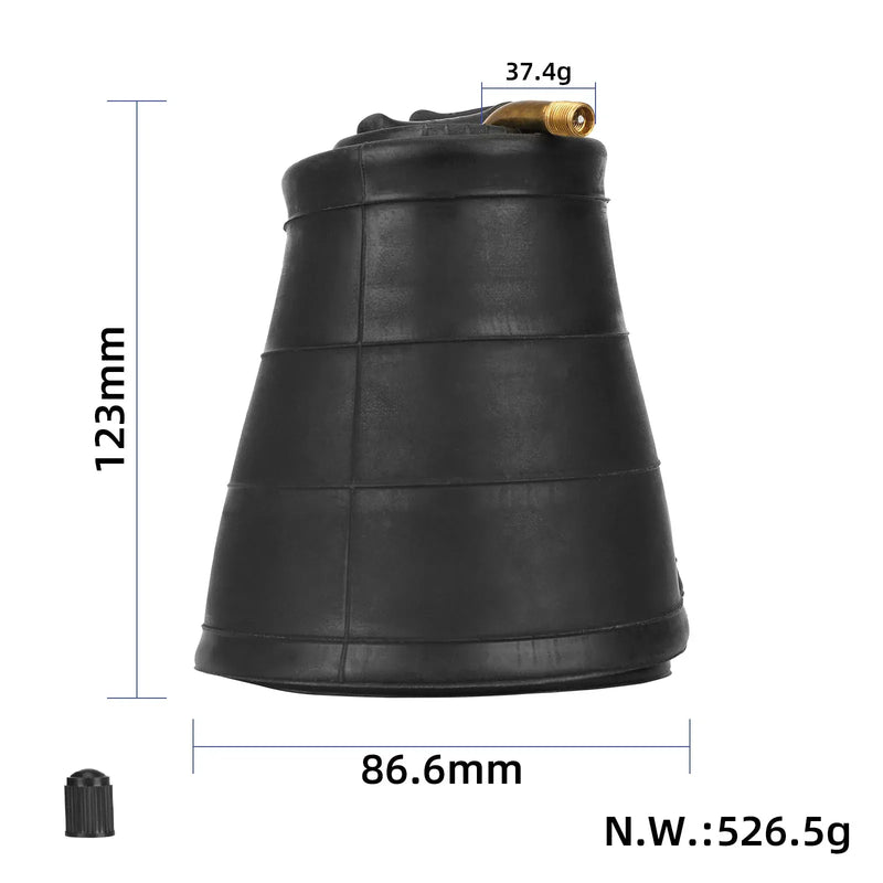 갤러리 뷰어에 이미지 로드, 12 Inch 4.00-12 Thickened Butyl Rubber Inner Tube with 90-Degree Bent Valve for Electric Three-Wheel & Four-Wheel Vehicle | ULIP