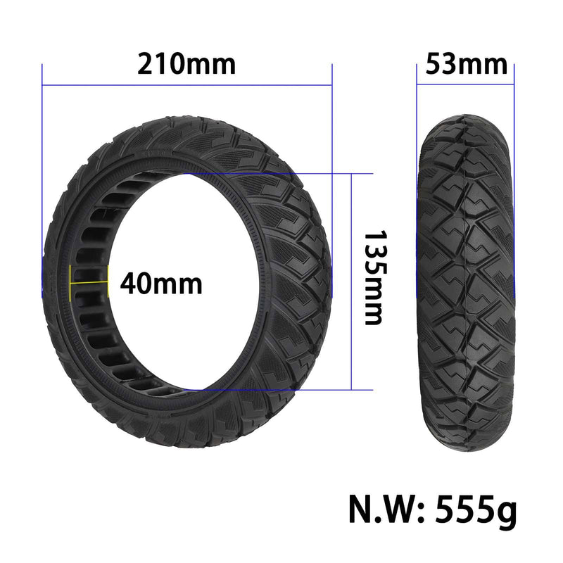 Cargue la imagen en el visor de la galería, 8.1x2.0 Diamond Off-Road Solid Tire 8.1 Inch for Xiaomi 4 Go & Ninebot E2 / E2 Pro / E2 Plus | ULIP