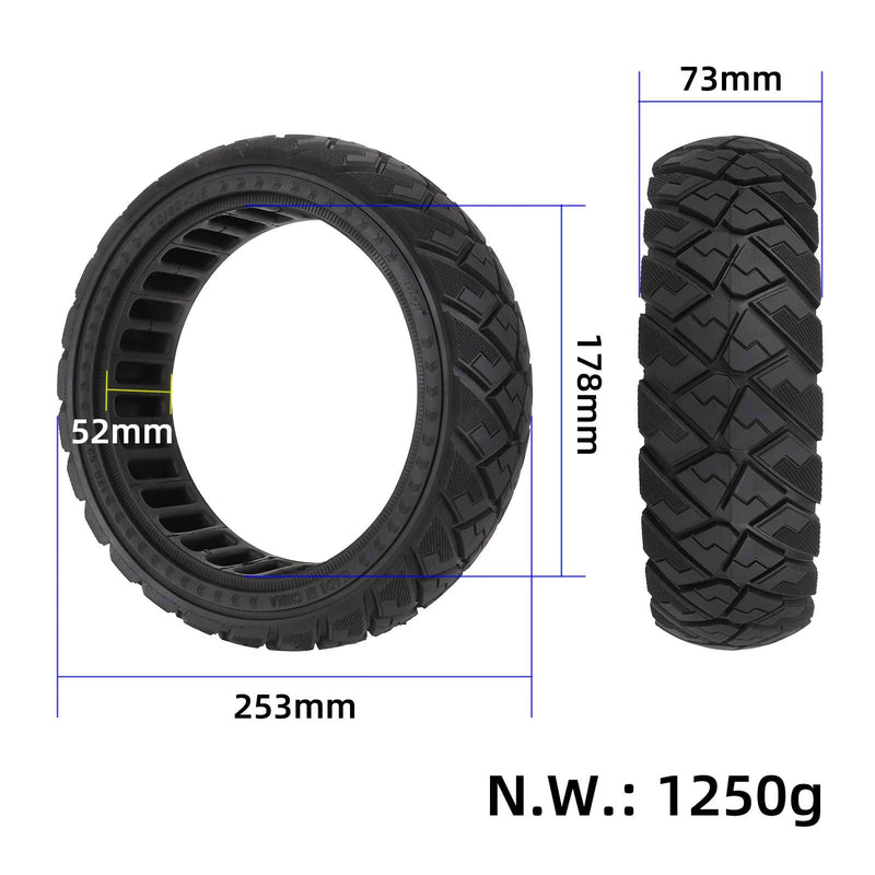 Cargue la imagen en el visor de la galería, 70/60-7.5 Diamond Off-Road Solid Tire 11 Inch for Segway Ninebot ZT3 / ZT3 Pro & G3 | ULIP