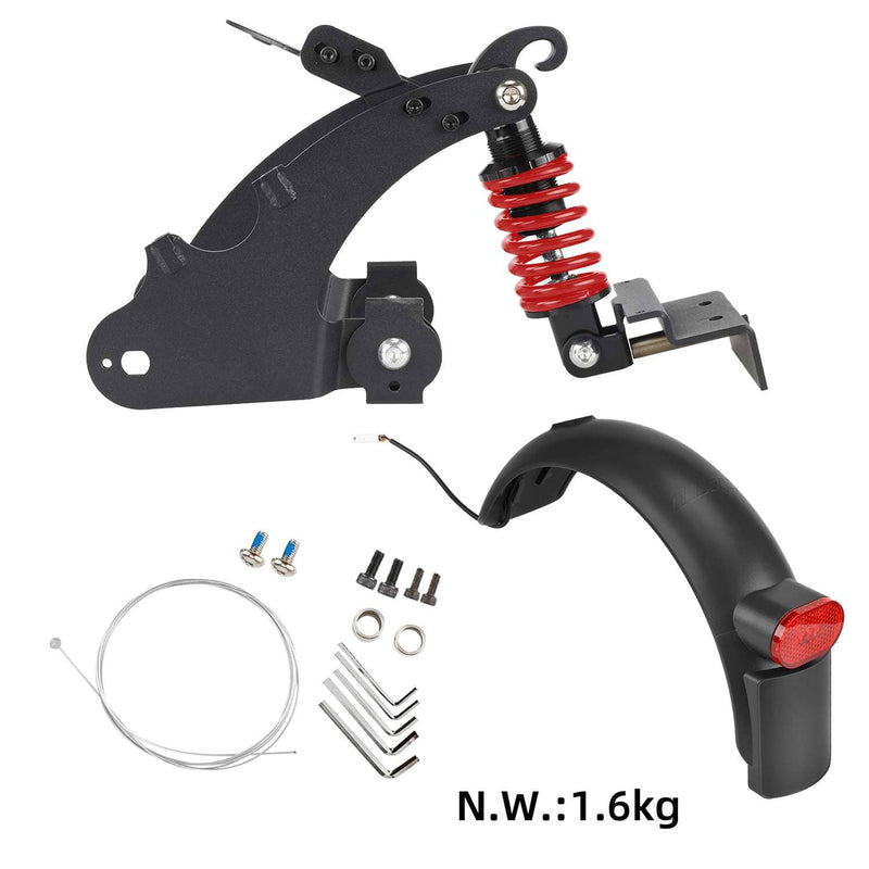 Load image into Gallery viewer, Rear Suspension Kit with Mudguard & LED Tail Light for Segway Ninebot F20 F25 F30 F40 | ULIP