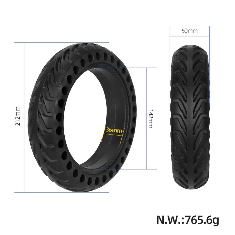 Cargue la imagen en el visor de la galería, 8.5 Inch 8.5x2 (8 1/2x2) Honeycomb Solid Tire Puncture-Proof for Xiaomi M365, Pro, Pro 2 & 1S | ULIP