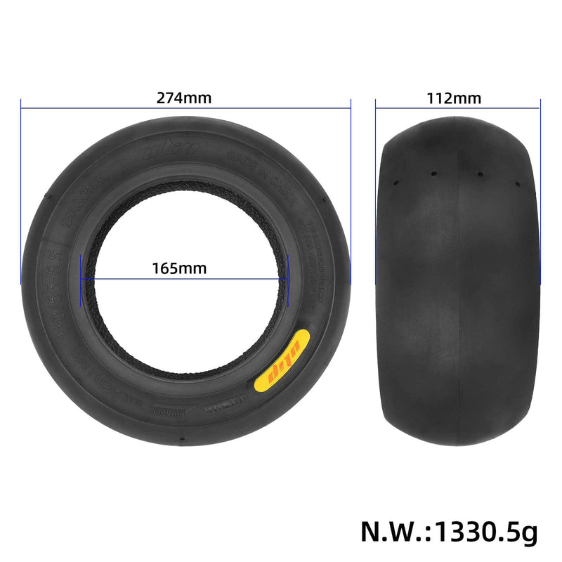 갤러리 뷰어에 이미지 로드, 11 Inch 110/55-6.5 Semi-Hot Melt Tubeless Tire High-Grip Track Racing Tyre for High-Performance Electric Scooters | ULIP