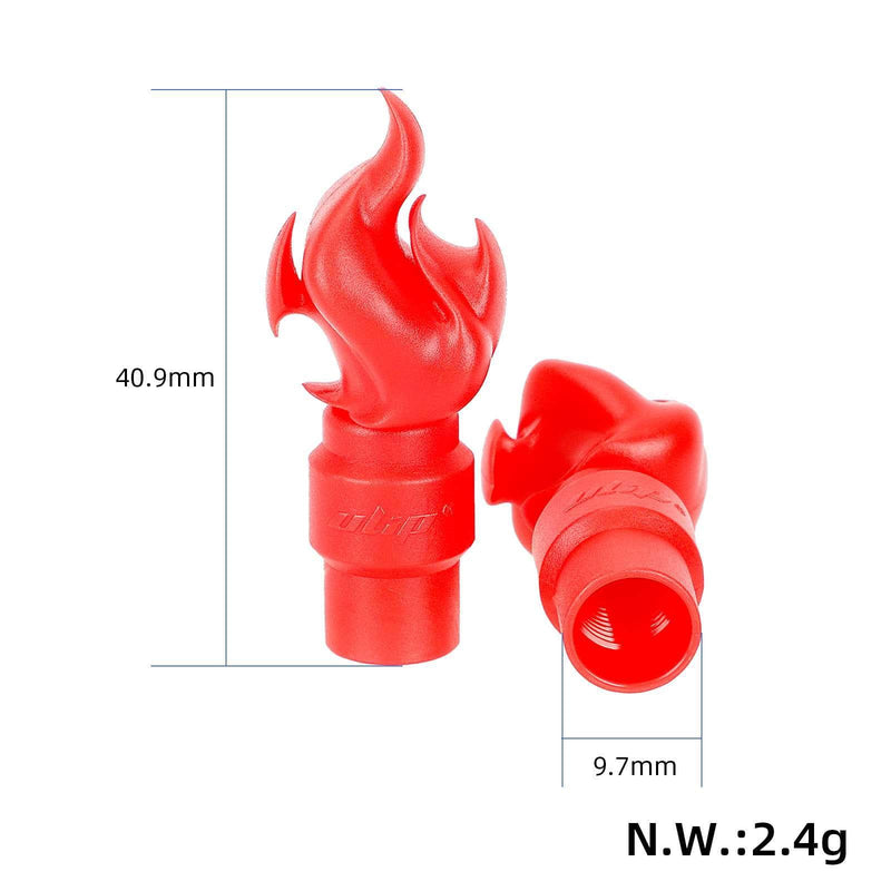 Cargue la imagen en el visor de la galería, Red Torch Head Valve Dust Caps for Electric Scooter and Bicycle | ULIP