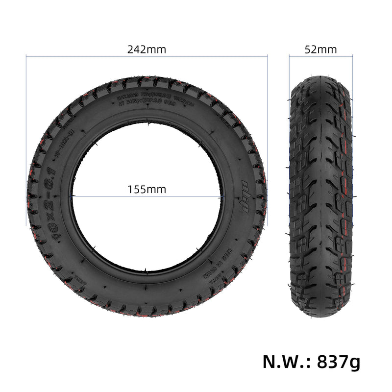 Cargue la imagen en el visor de la galería, 10 Inch 10x2-6.1 Self-Repairing Off-Road Tubeless Tire with Jelly Gel for Xiaomi M365, Pro, Pro 2, 1S & 3 | ULIP