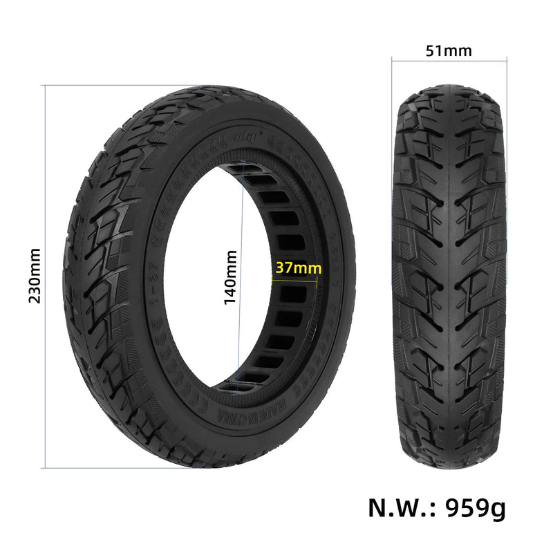 Cargue la imagen en el visor de la galería, 9.5x2.0 (9.5 Inch) Anti-Slip Honeycomb Solid Tire Replacement for Xiaomi M365 | ULIP