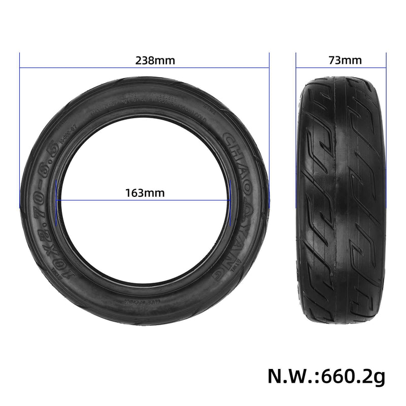 Laden Sie das Bild in Galerie -Viewer, 10x2.70-6.5 Tubeless Tire 10 Inch Road Vacuum Tyre for Kaabo Mantis 10 and Emove Cruiser | ULIP