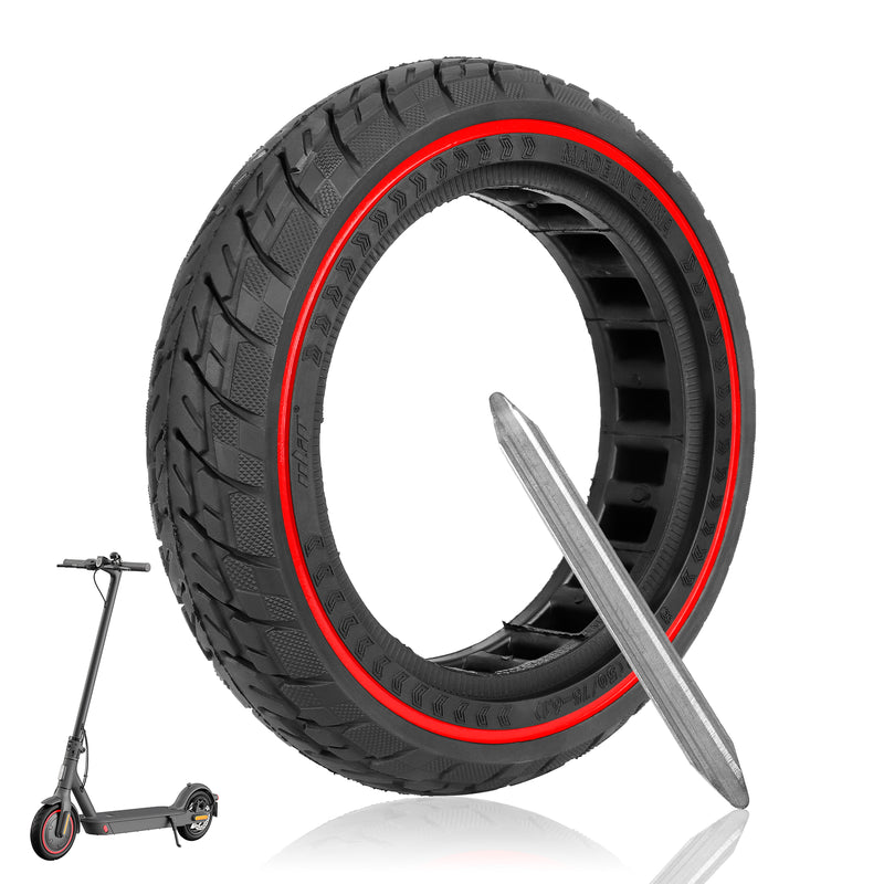 갤러리 뷰어에 이미지 로드, ulip Solid Scooter Tire 8.5 inch Rubber Tire 50/75-6.1 Front and Rear Wheels Replacement for Xiaomi M365 Pro Pro2 1S MI3 and 8.5 inch Scooters