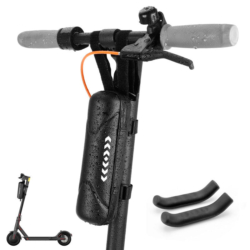 Load image into Gallery viewer, Ulip store large capacity handlebar bag for electric scooters and bicycles, designed to hold chargers, repair tools, and cycling accessories.