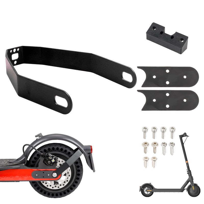 Загрузить изображение в просмотрщик галереи, Ulip metal rear fender bracket for Xiaomi M365 Pro/Pro 2 electric scooter, replacement part, mounted on scooter frame.