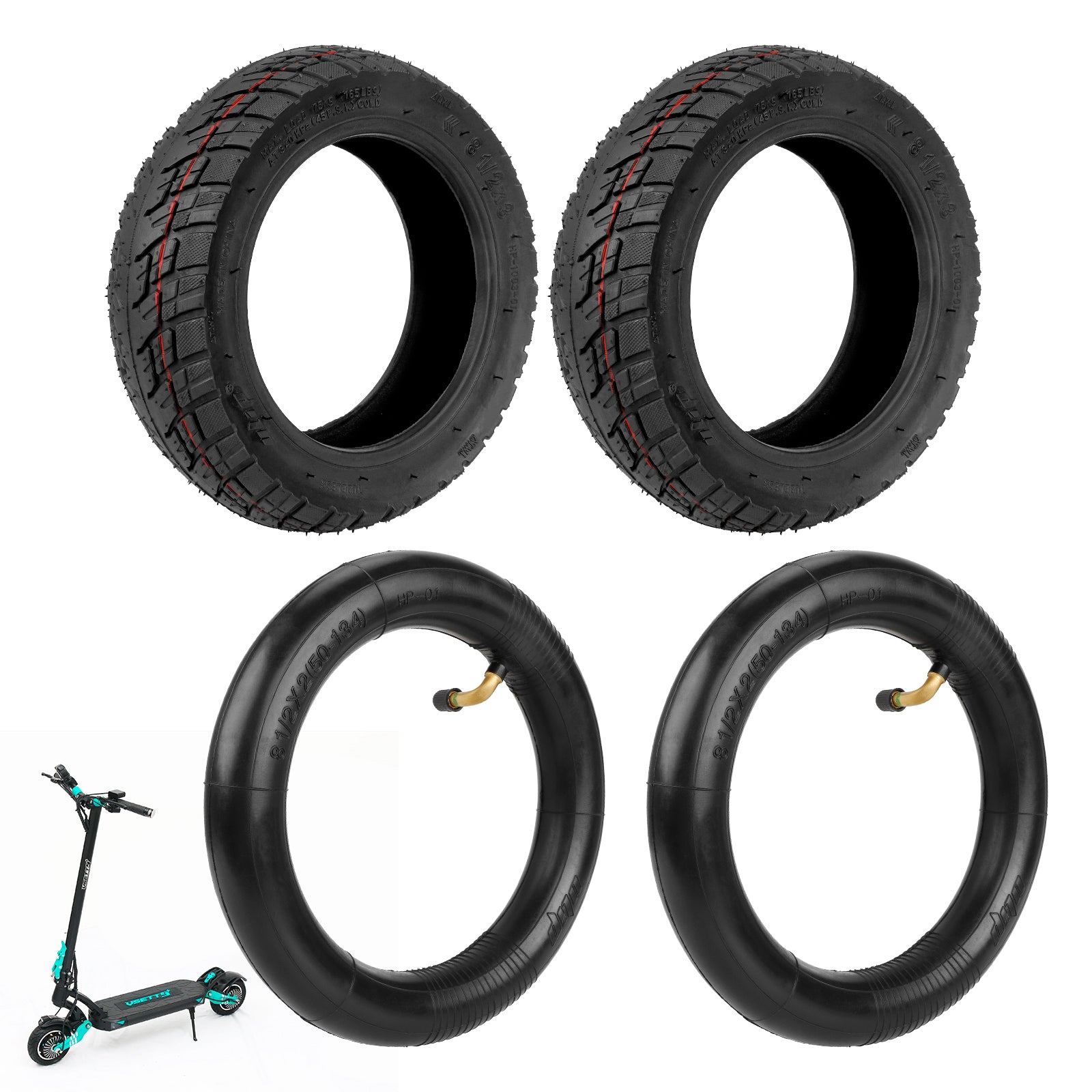 8.5x3.0 City-road Tire for VSETT 8/9 Macury Zero Series Electric Scooter 8  1/2x2 (50-134) Upgraded Widened Tyre