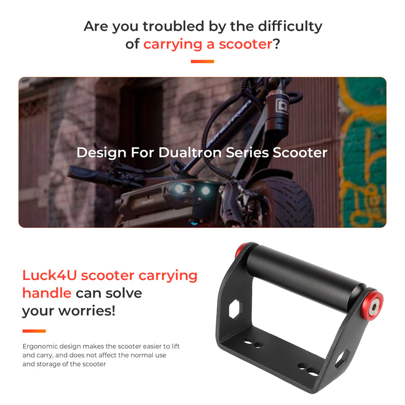 Load image into Gallery viewer, ulip Black Handle Bar for Dualtron Victor Thunder ULTRA Eagle Spider scooters