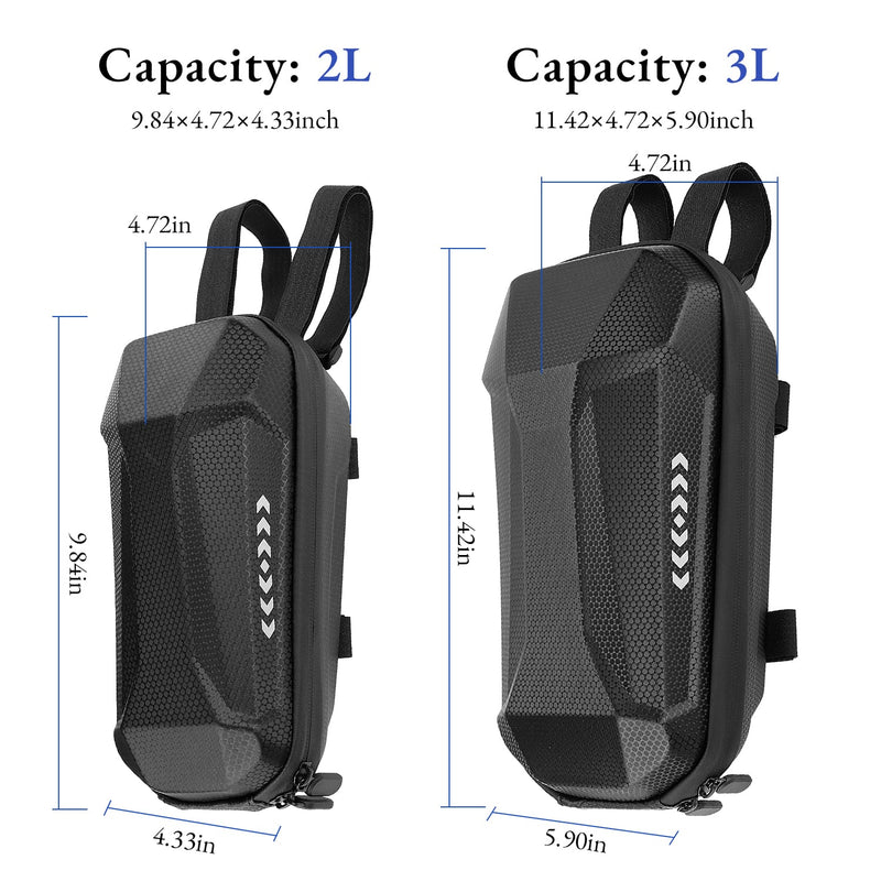 Load image into Gallery viewer, Ulip scooter handlebar bag for electric scooters and bicycles, large capacity for charger, repair tools, and cycling accessories.