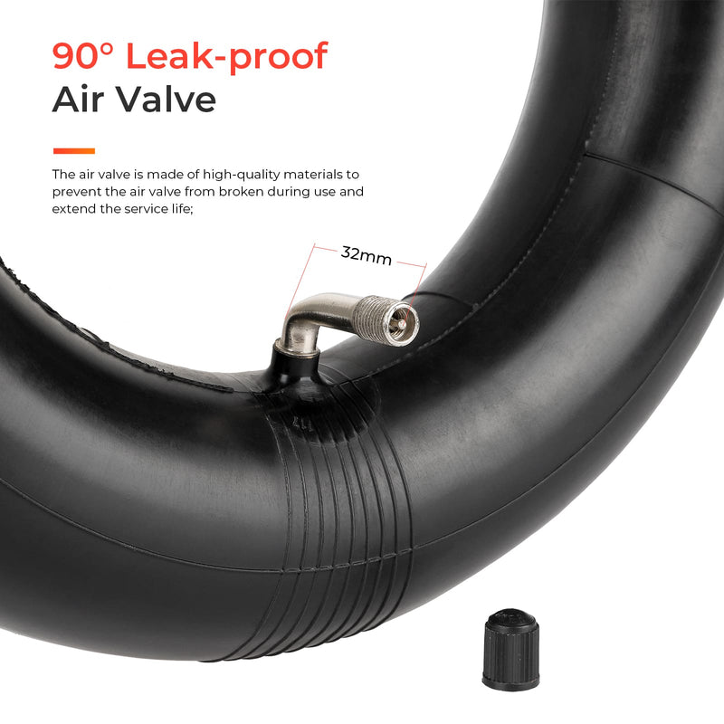 Load image into Gallery viewer, Ulip 2-pack 10x3 replacement inner tubes with 90-degree valve for 255x80 and 80/65-6.5 scooter tires, scooter accessories.