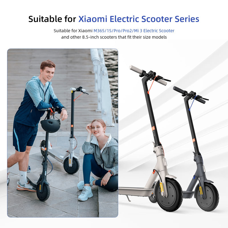 Load image into Gallery viewer, Ulip 9.5x2 solid rubber scooter tire for Xiaomi M365 Pro and 8.5 inch scooters, front and rear wheel replacement, durable scooter part