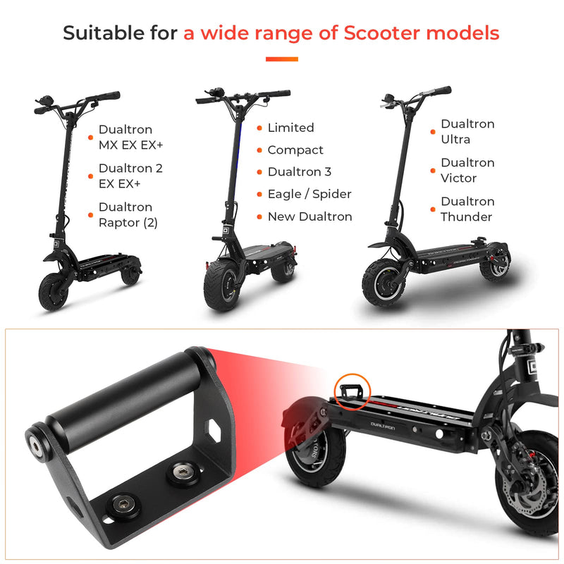 Load image into Gallery viewer, Ulip black handlebar for Dualtron Victor Thunder ULTRA Eagle Spider scooters, featuring ergonomic design and durable construction.