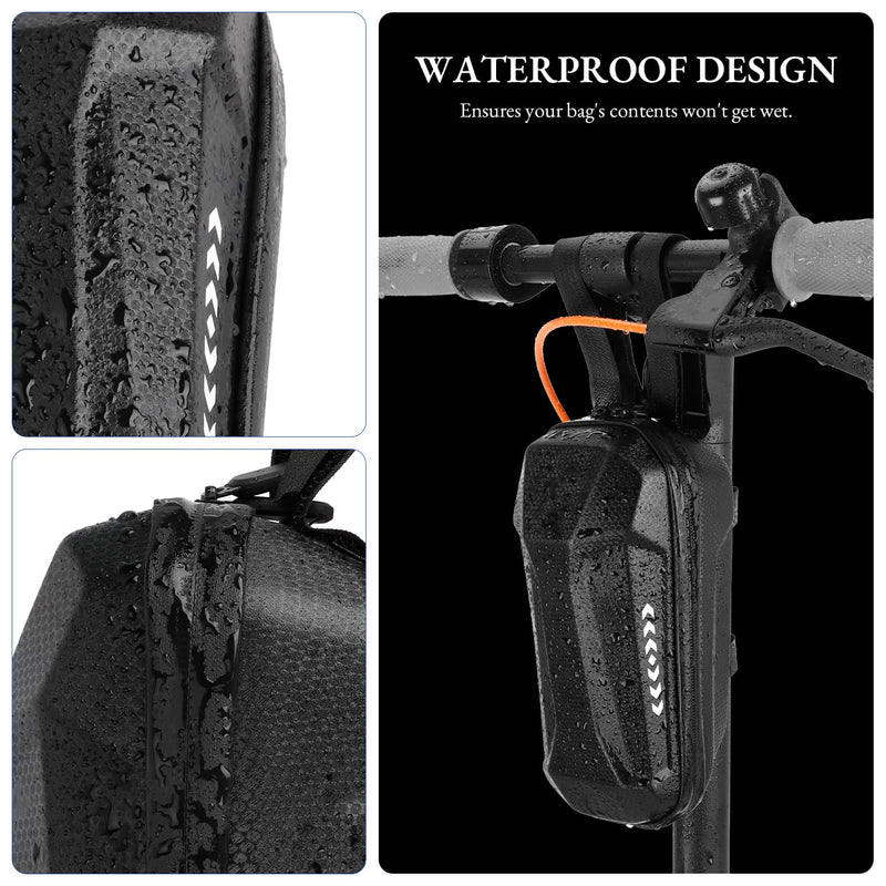 Load image into Gallery viewer, Ulip store large capacity handlebar scooter bag with zipper for electric scooters, bicycles, and self-balancing scooters, storing charger and tools.